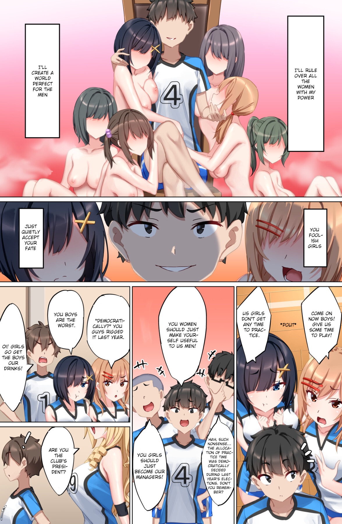 Hentai Manga Comic-Welcome to the Weak Masochist Volleyball Club-Read-7